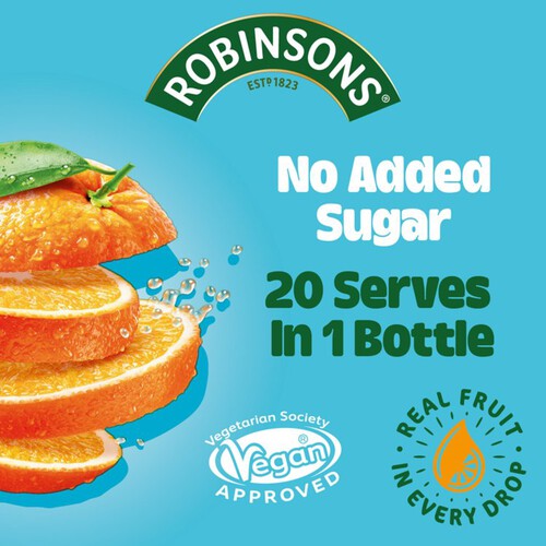 Robinsons Orange Squash No Added Sugar