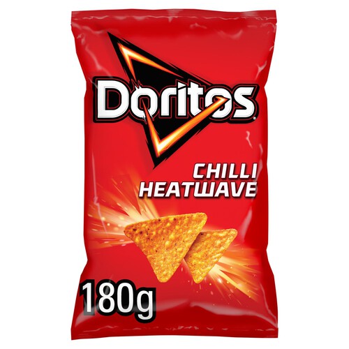 Doritos Chilli Heatwave Sharing Tortilla Chips Crisps 