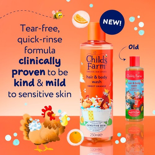 Childs Farm Sweet Orange Hair & Body Wash 250ml