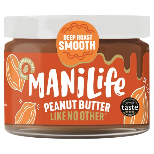Manilife Deep Roast Smooth Peanut Butter 275g