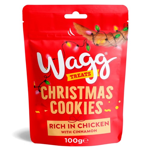 Wagg Treats Christmas Cookies 100g