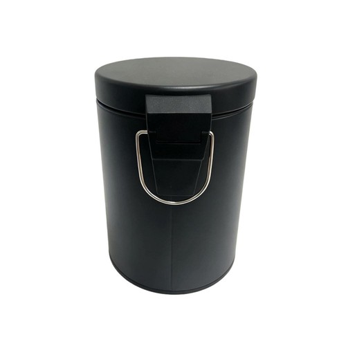 Spa Maison 3L Black Pedal Bin With Soft Close