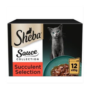 Sauce Collection Adult Cat Food Pouch Succulent Selection 12 x 85g