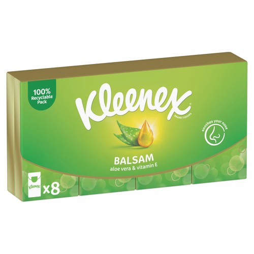 Kleenex Balsam Tissues 8 pocket pack