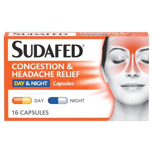 Sudafed Headcold Day & Night 