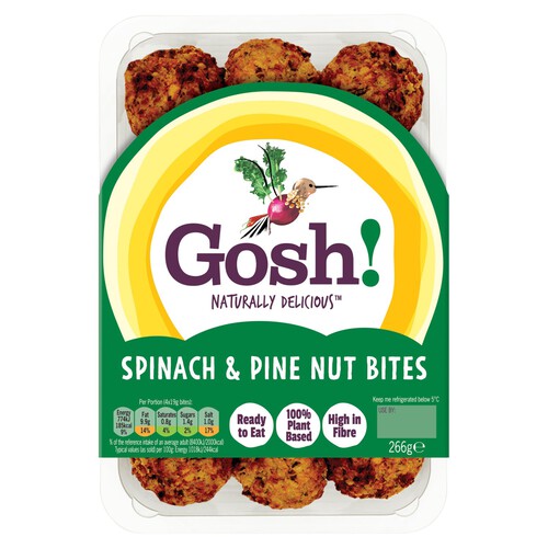 Gosh Aromatic Spinach & Pine Nut Bites