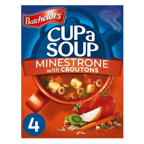 Batchelors Cup a Soup with Croutons Minestrone 4 Sachets