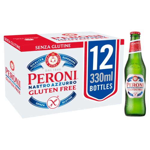 Peroni Nastro Azzurro Gf 12X330Ml 5% Abv