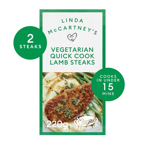 Linda McCartney's Vegetarian Quick Cook Lamb Steaks