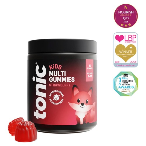 Tonic Kids Mulitvitamin Gummy Strawberry 30s