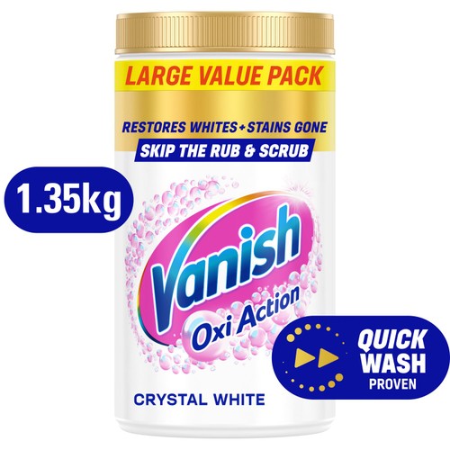 Vanish Gold Oxi-Action Whitening Booster Stain Remover Powder 
