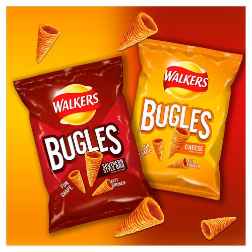 Walkers Bugles Southern Style BBQ Sharing Snacks Crisps