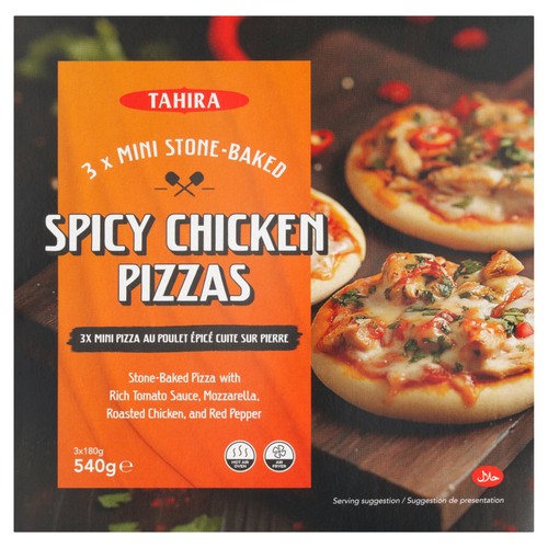 Tahira Spicy Chicken Mini Pizzas