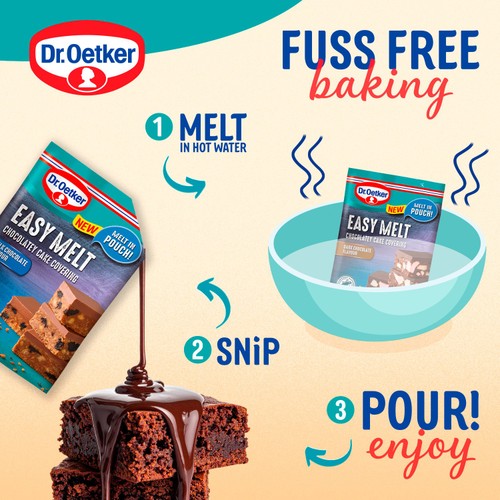 Dr. Oetker Easy Melt Milk Chocolatey Cake Covering 150G