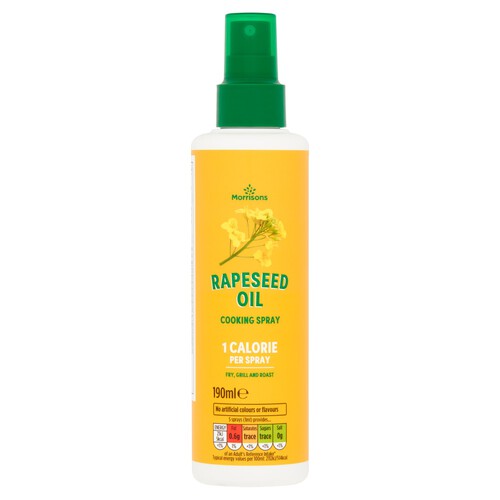 Morrisons Rapeseed Oil 1 Cal Cooking Spray