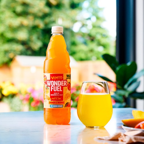 Vimto Wonderfuel Mango & Orange No Added Sugar Cordial   725ml