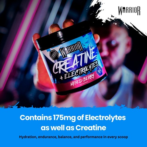 Warrior Creatine Electrolytes Berry 360G