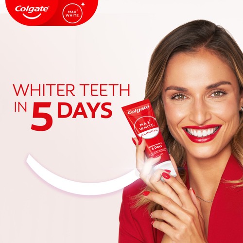 Colgate Max White Clinical Purifying Power Teeth Whitening Toothpaste