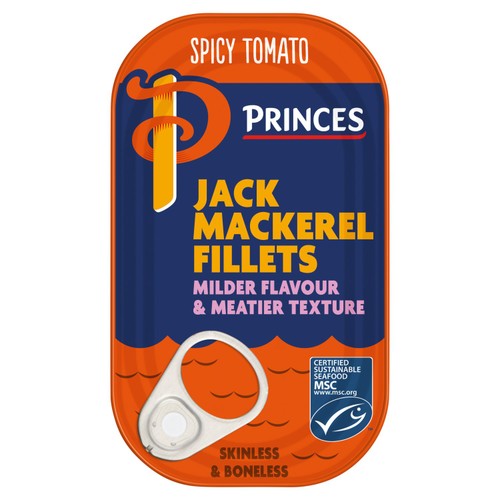 Princes Msc Jack Mackerel In Spicy Tomato 