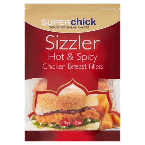 Superchick Sizzler Hot & Spicy Chicken Breast Fillets