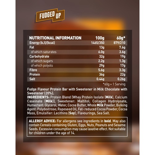 Grenade Fudged Up Protein Bar 60g