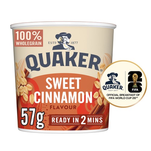Quaker Oat So Simple Sweet Cinnamon Porridge Pot