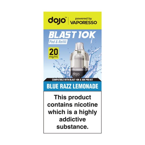 Dojo Blast 10K Pod Blue Razz Lemonade 20mg