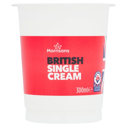 Morrisons single cream