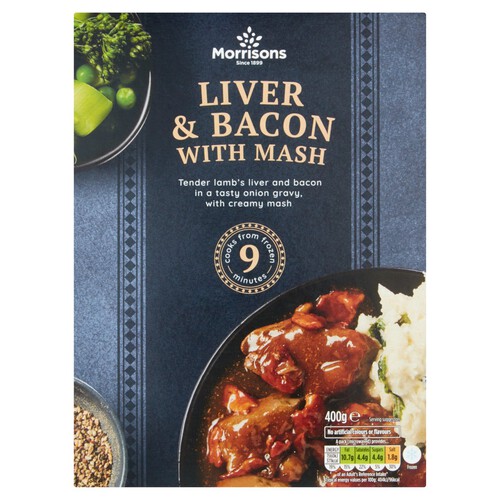 Morrisons Liver and Bacon With Mash 