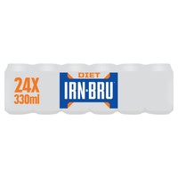 DIET IRN-BRU Soft Drink Can Multipack 24 x 330ml