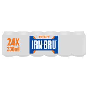 IRN-BRU Xtra No Sugar Soft Drink Cans 24 x 330ml