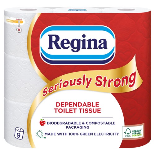 Regina Seriously Strong Dependable Toilet Tissue