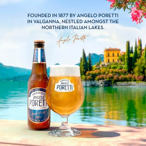 Birrificio Angelo Poretti Italian Lager Beer Bottles 