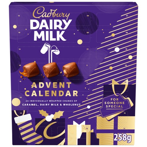 Cadbury Dairy Milk Chocolate Christmas Advent Calendar 258g