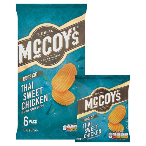 McCoy's Thai Sweet Chicken Crisps 6 Pack