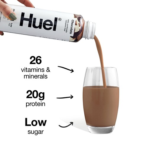 Huel Chocolate Flavour Ready-To-Drink Complete Meal