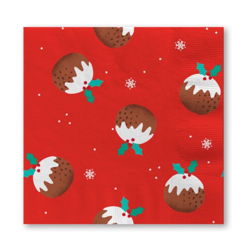 Nutmeg Home Christmas Pudding Napkins