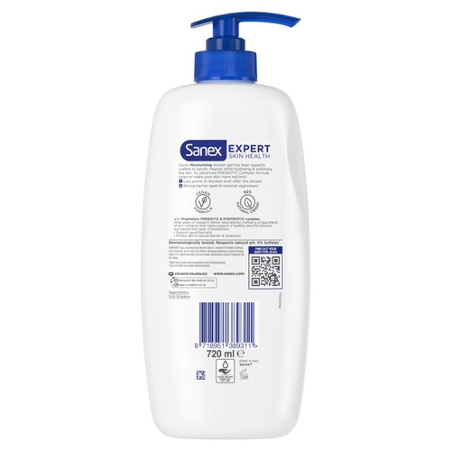 Sanex Expert Skin Health Moisturising Shower Gel Body Wash