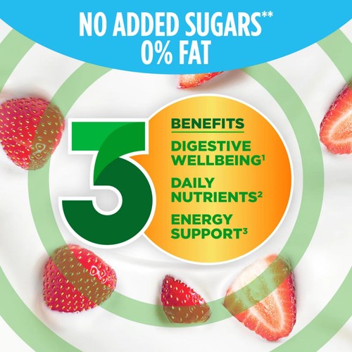 Activia Peach Fat Free Gut Health Fruit Yoghurt