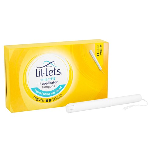 Lil-Lets Cardboard Applicator Tampons Regular 