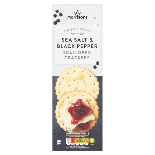 Morrisons Salt/Pepper Crackers 