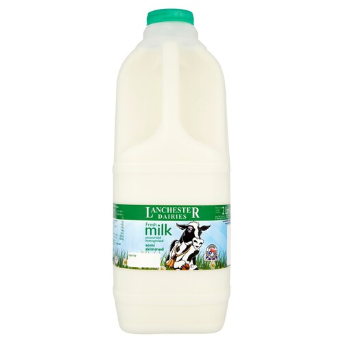 Lanchester Dairies Fresh Milk Semi Skimmed