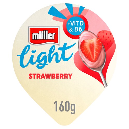 Muller Light Strawberry Fat Free Yogurt 