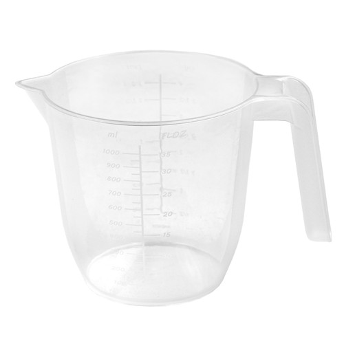 Nutmeg home essentials 1 litre plastic measuring jug