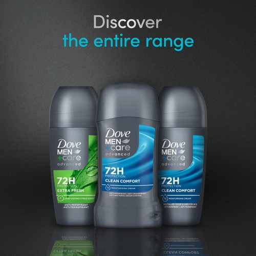Dove For Men Anti Perspirant Stick Clean Comfort 50ml