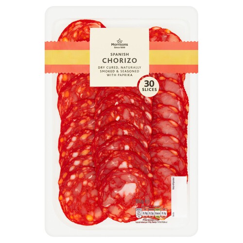 Morrisons Sliced Spanish Chorizo