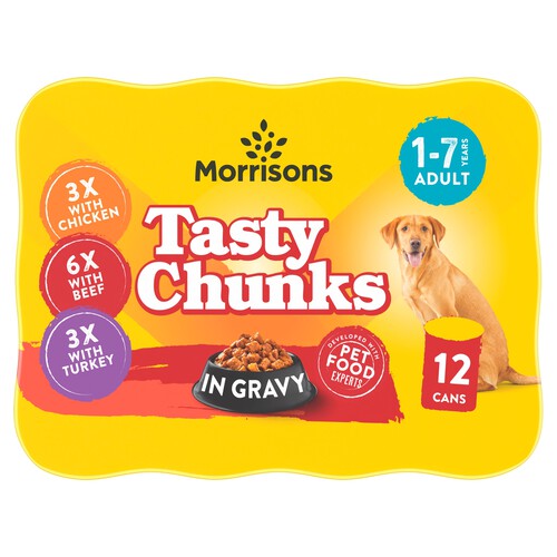 Morrisons Dog Food Meat Chunks In Gravy