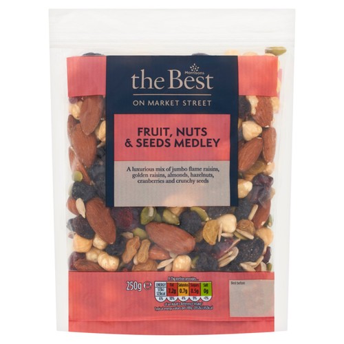 Morrisons the best fruits nuts seeds medley