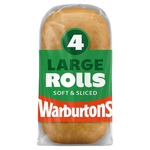 Warburtons  Large White Rolls