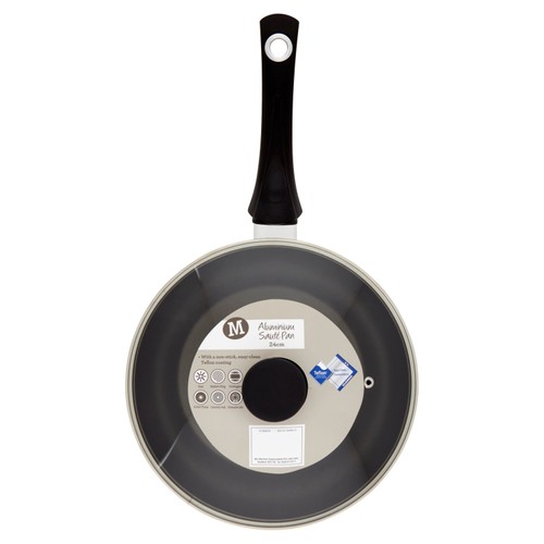 Morrisons non stick saute pan with lid